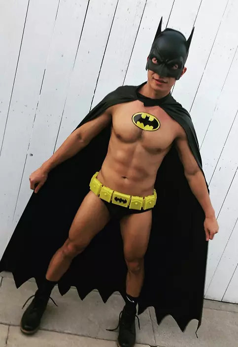 Shirtless Halloween Costumes Batman