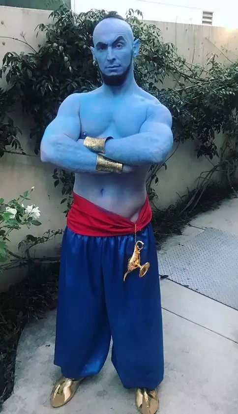 Shirtless Halloween Costumes Genie