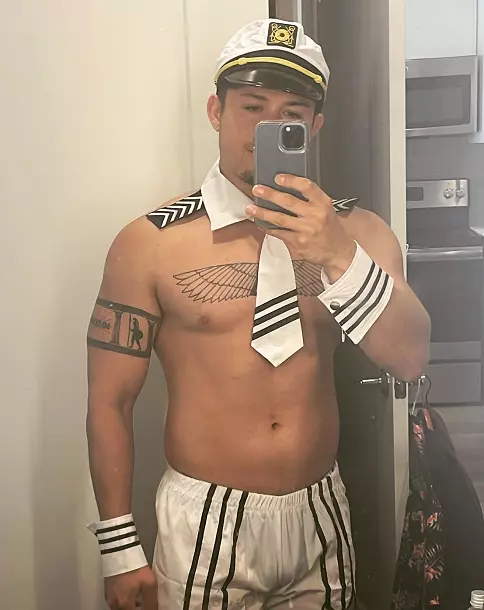 Shirtless Halloween Costumes Sailor