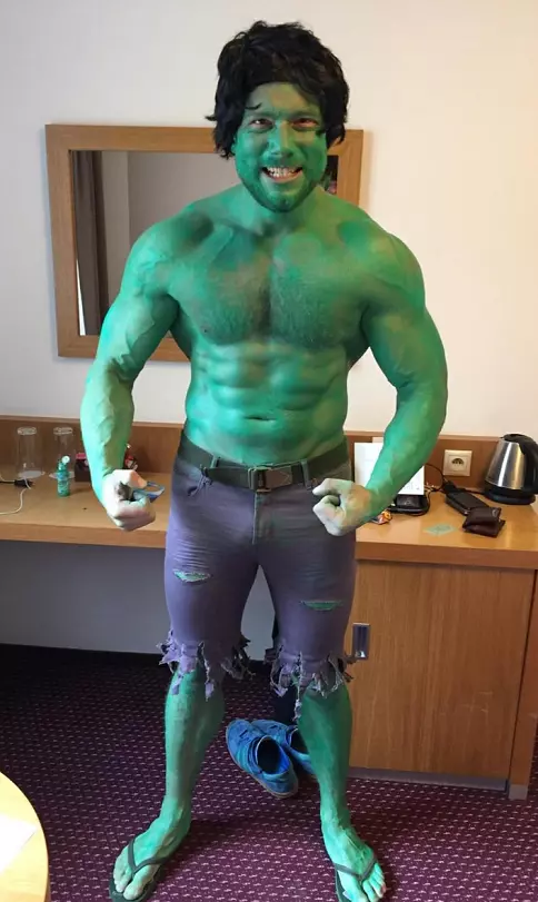 Shirtless Halloween Costumes The Hulk