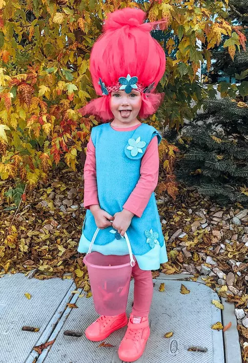 halloween costumes girl kids poppy princess