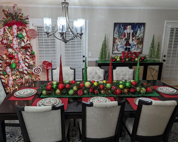 diy dollar tree christmas table centerpieces decorations 2