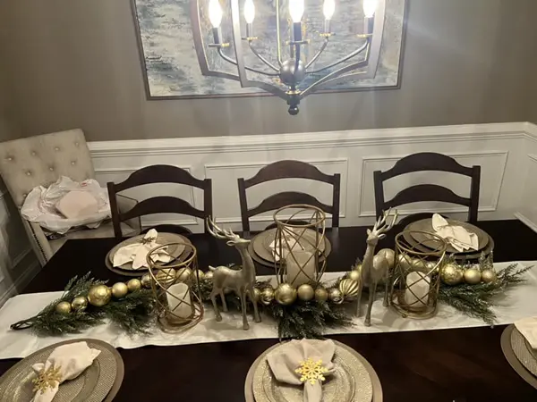 diy dollar tree christmas table centerpieces decorations 4