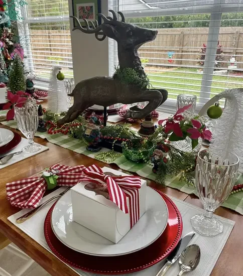 diy dollar tree christmas table centerpieces decorations 5