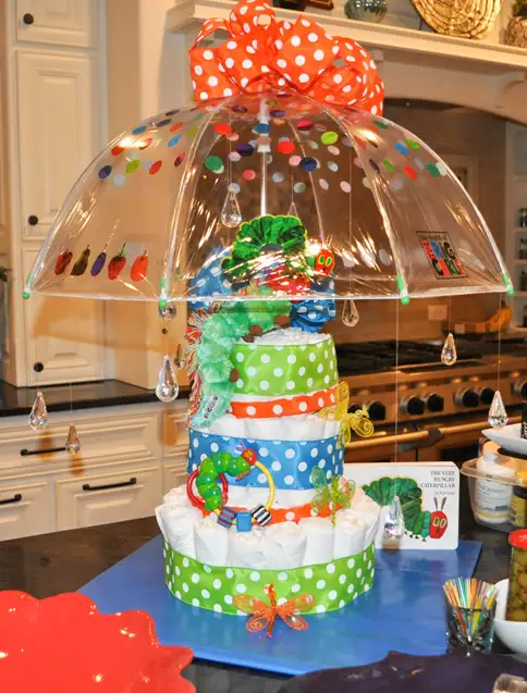 baby shower diaper cake ideas 13