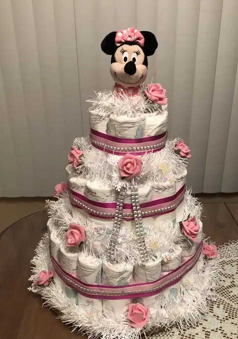 baby shower diaper cake ideas 17