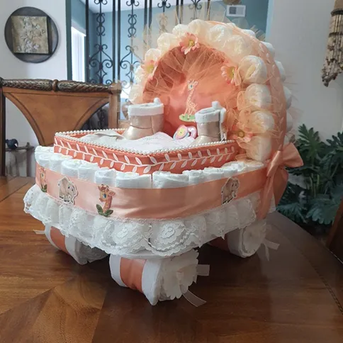baby shower diaper cake ideas 18