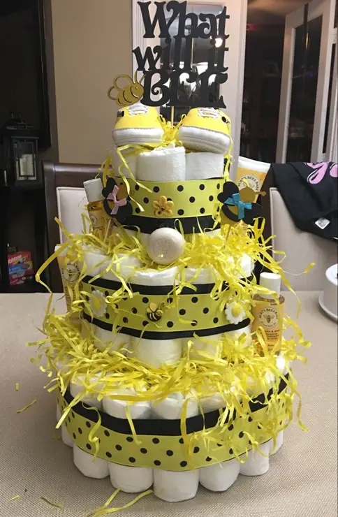 baby shower diaper cake ideas 19