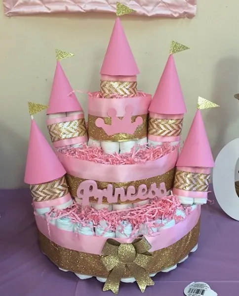 baby shower diaper cake ideas 2