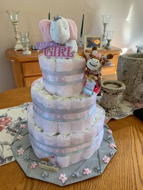 baby shower diaper cake ideas 20