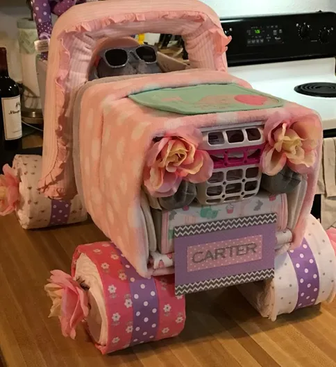 baby shower diaper cake ideas 8