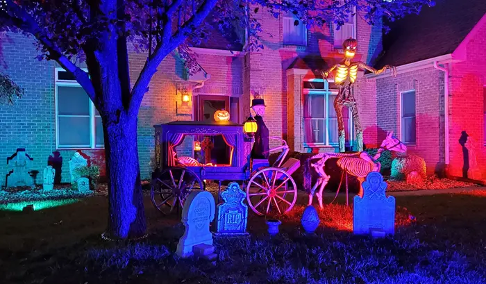 halloween lighting ideas outdoor 1