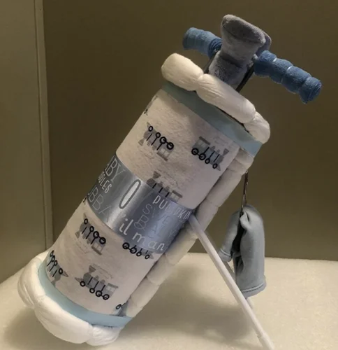 golf bag diaper cake ideas 14