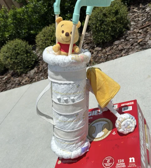 golf bag diaper cake ideas 7